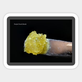 Purple Punch Bomb Dab - Weed Design Sticker